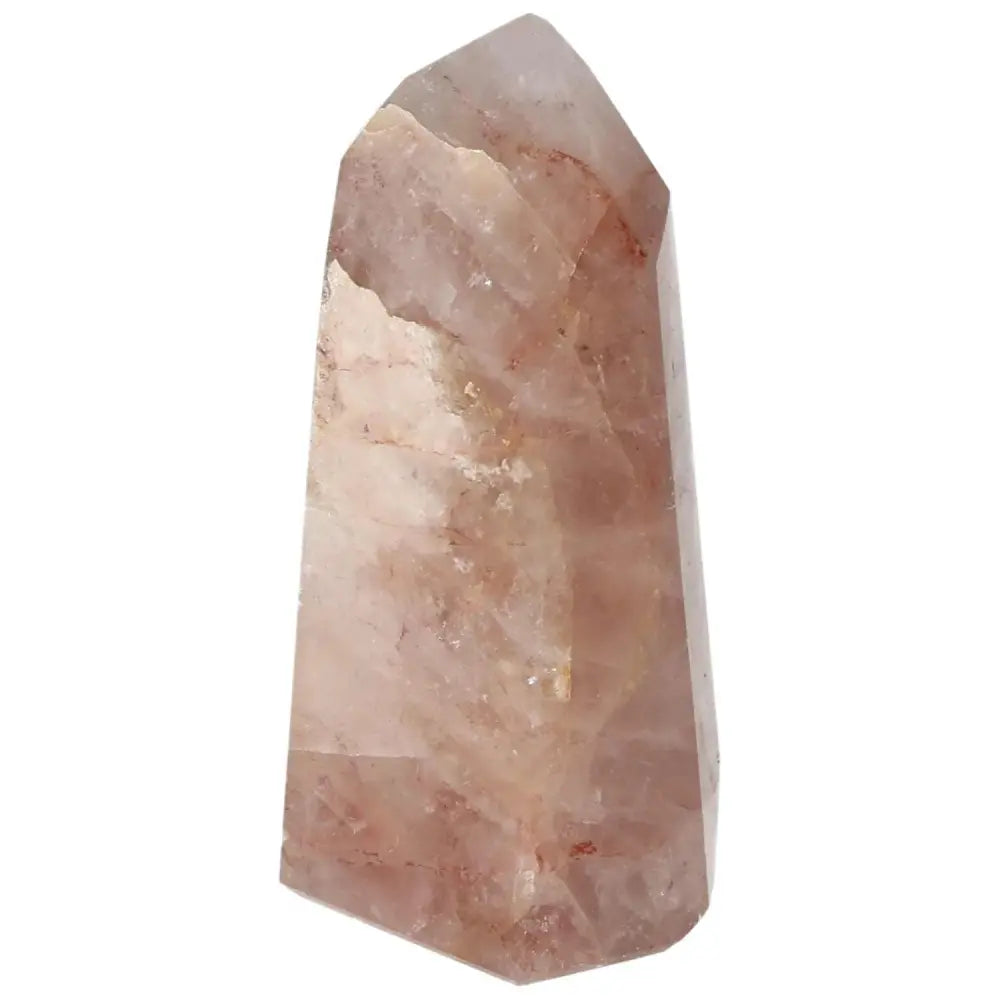 Polished Point Hematoide Crystal embodying elegance and spiritual energy, handpicked by Sylvia Crystals.