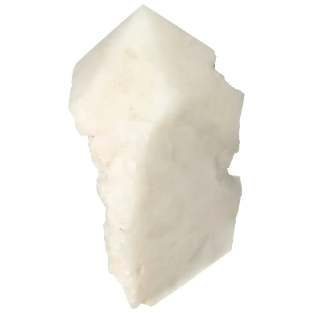 Elegant polished point quartz with sulphur inclusion, handpicked for quality, from Sylvia Crystals collection.