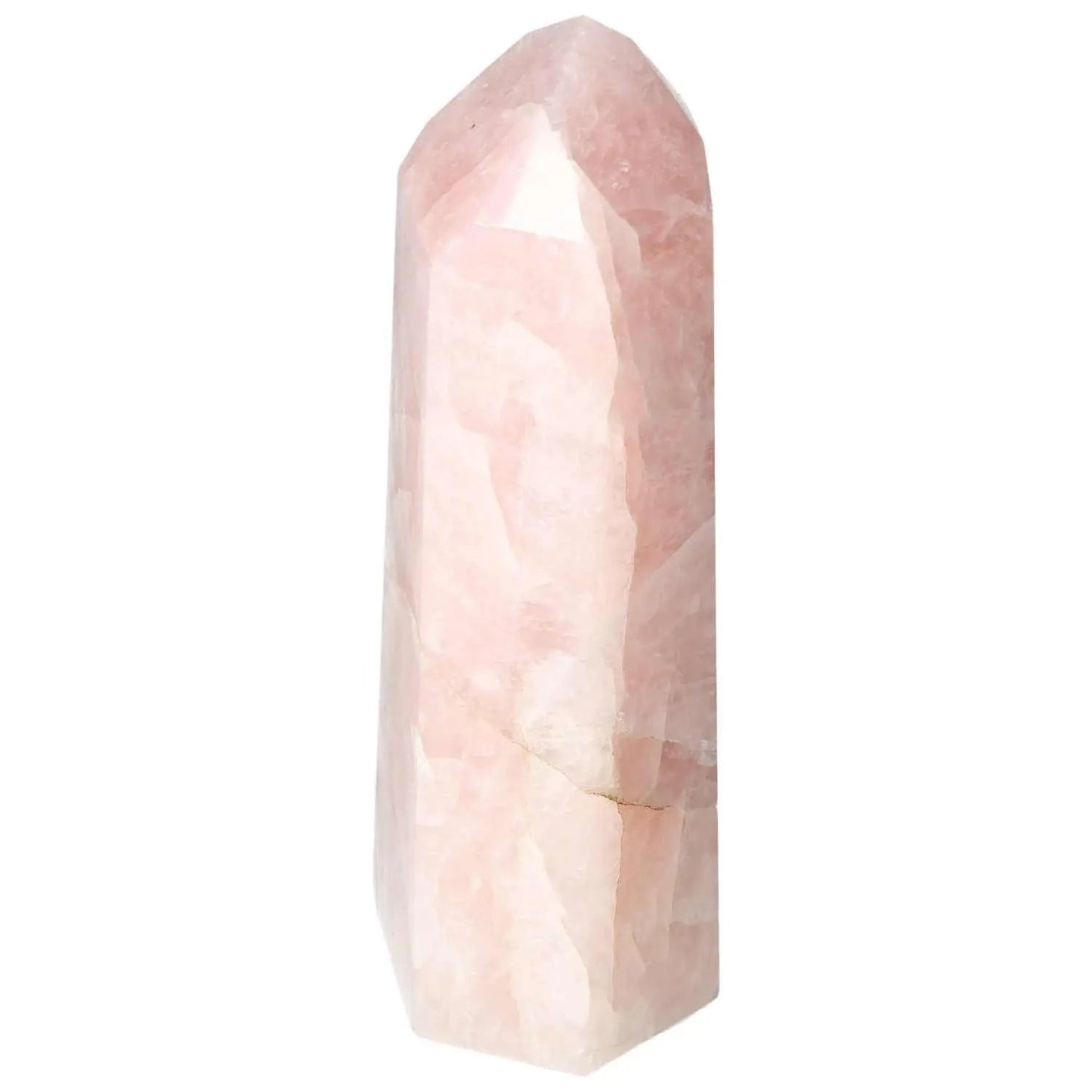 Polished Rose Quartz Obelisk, premium Sylvia Crystals, soothing pink quartz centerpiece, elegant and spiritual luxury crystal