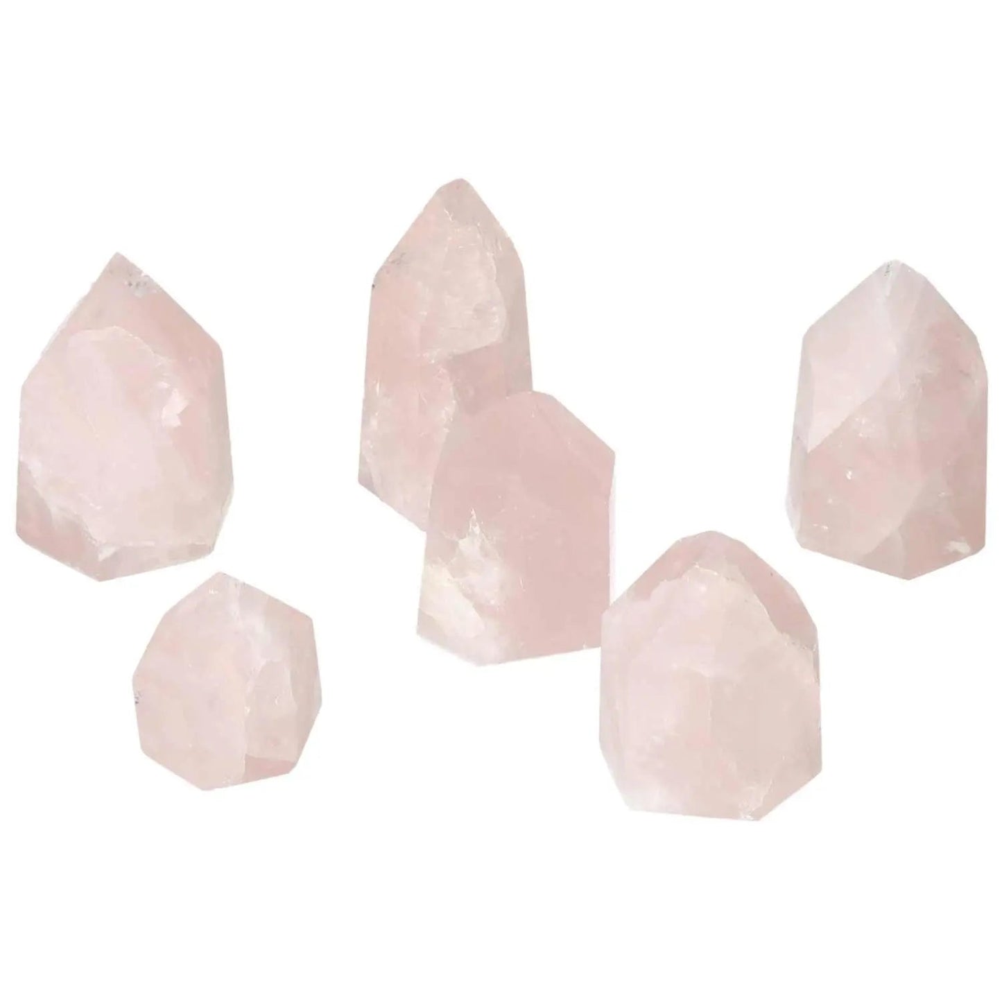 Polished Rose Quartz Obelisk XS by Sylvia Crystals, luxury pink crystal collection enhancing aesthetics and energy flow.