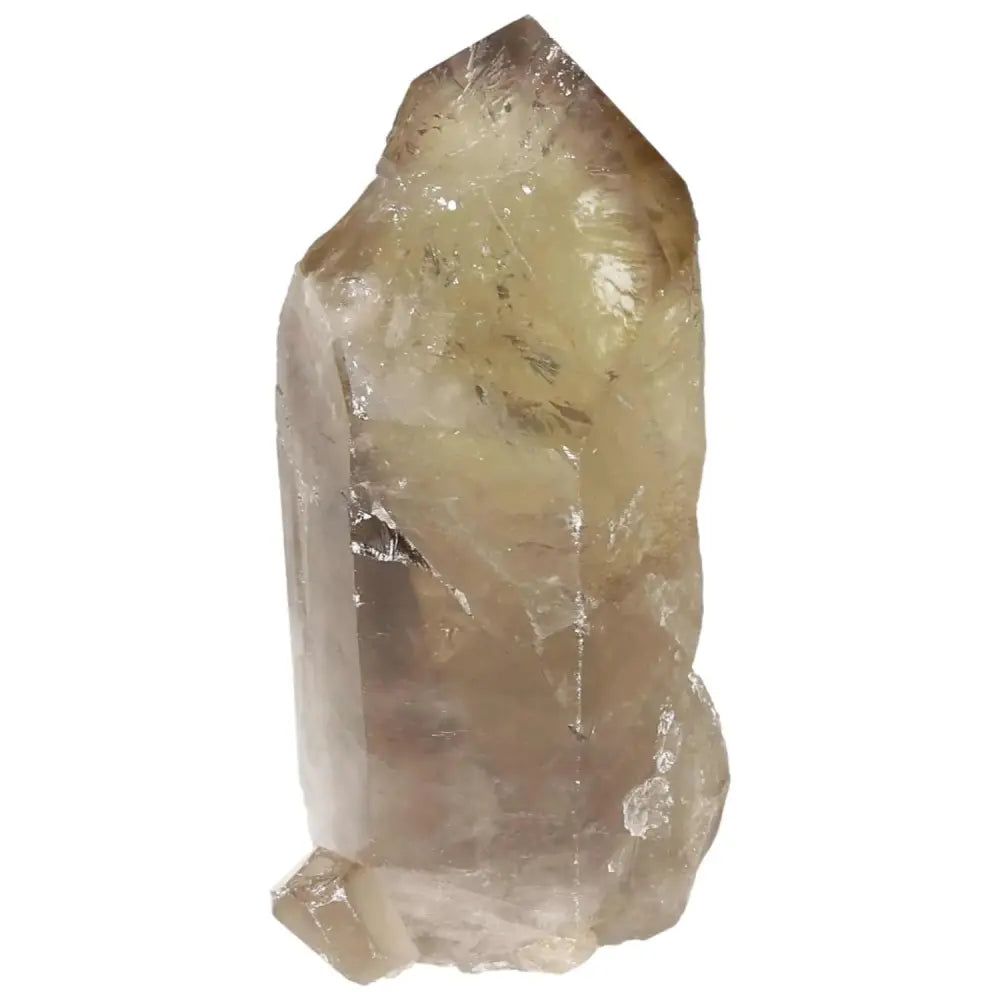 Polished Smoky Quartz Point crystal from Sylvia Crystals, premium handpicked mineral for grounding, protection, and emotional balance.