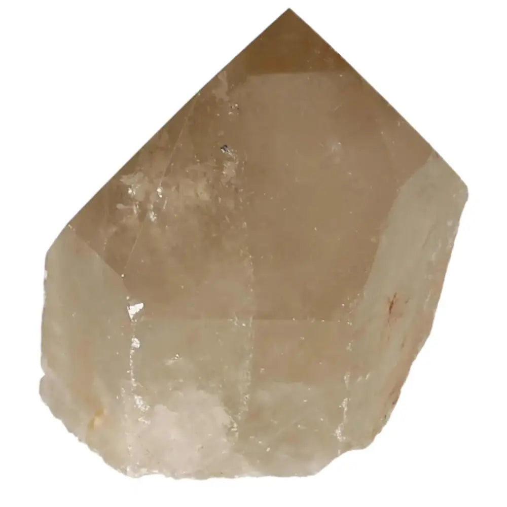 Polished Smoky Quartz Point by Sylvia Crystals, premium handpicked crystal offering grounding energy and protective healing.