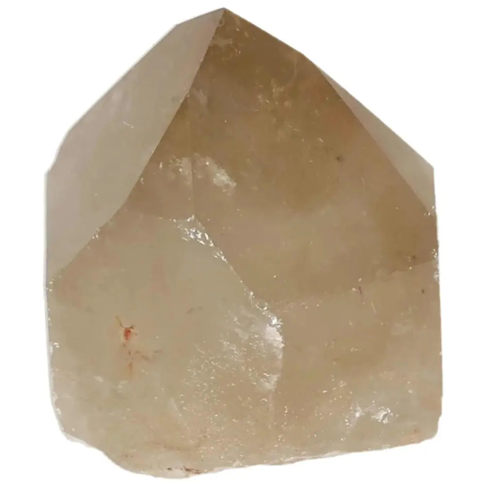 Polished Smoky Quartz Point from Sylvia Crystals, renowned for grounding and protective energy, offers timeless elegance.