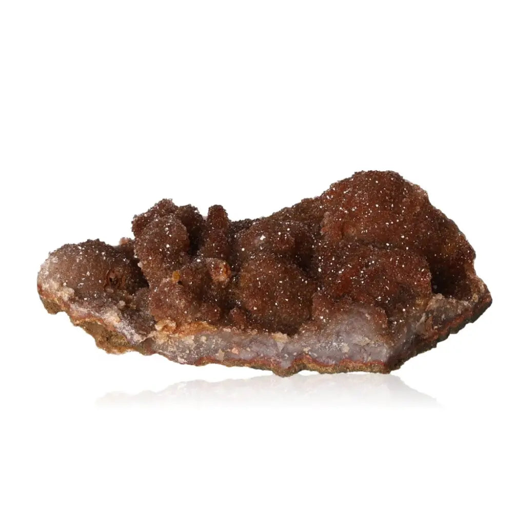 Quartz Druze crystal from Sylvia Crystals, showcasing its unique natural crystalline structure and mystical charm.
