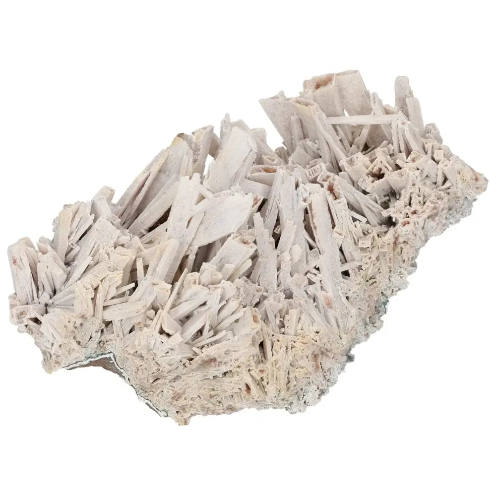 Quartz pseudomorph after zeolite mineral specimen from Sylvia Crystals, showcasing rare natural transformation and intricate structure.