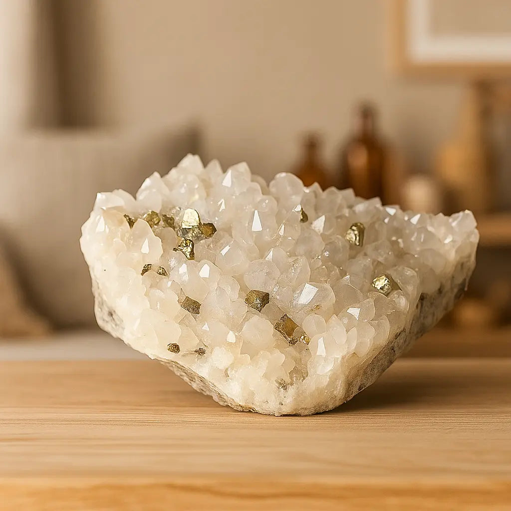 Quartz with Pyrite and Chalcopyrite Sylvia Crystals Sp. z o.o.