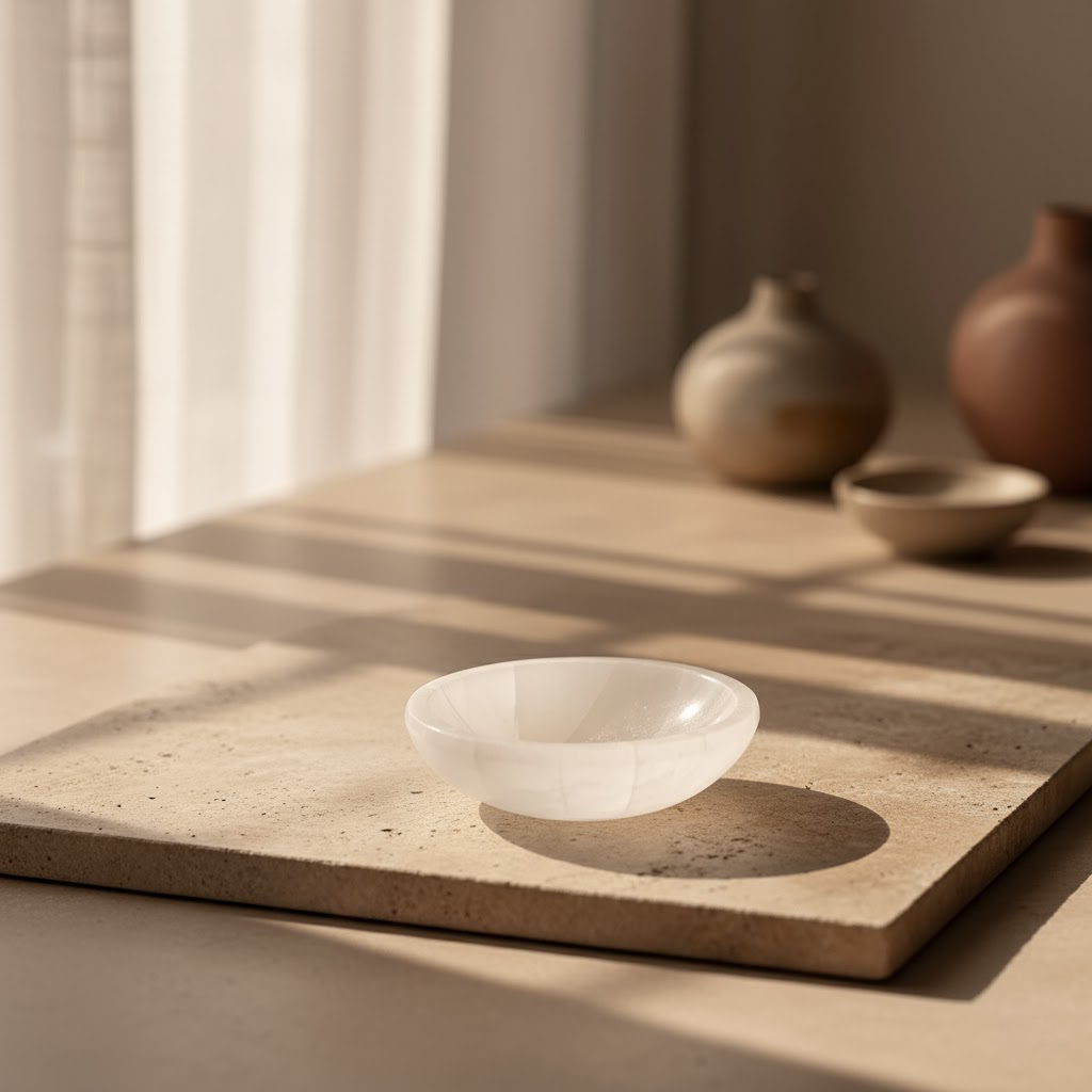 Ciotole di selenite 9 cm