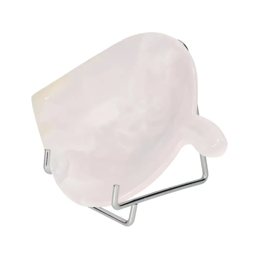 Rose Onyx small platter with unique color variations, perfect for elegant tablescapes and showcasing natural beauty.