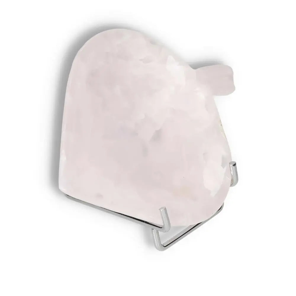 Elegant Rose Onyx Platter on Display Stand for Strength and Determination