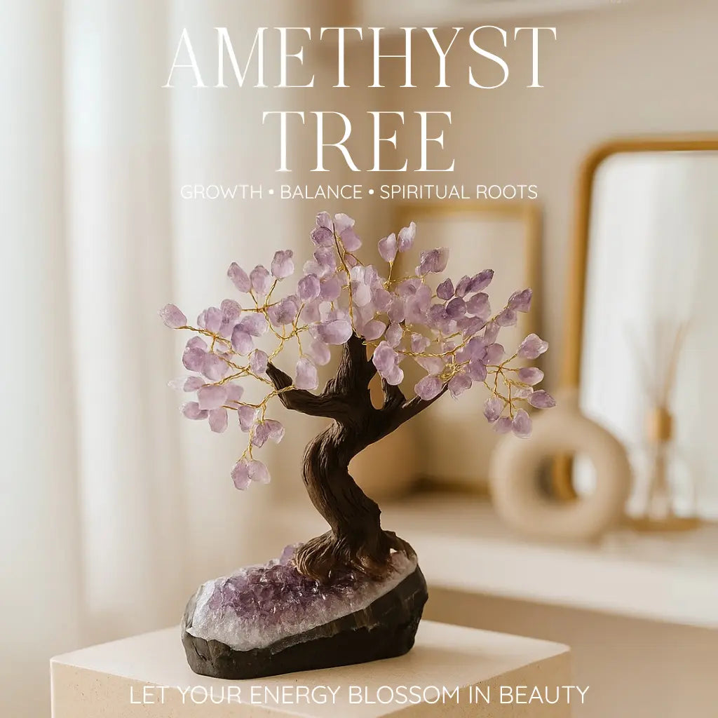 Rough Amethyst Tree 30cm – Natural Beauty and Spiritual Energy Sylvia Crystals Sp. z o.o.