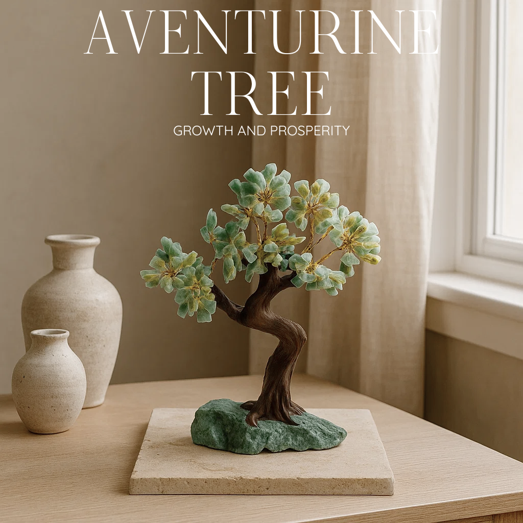 Rauer Aventurin-Baum 40 cm – Natürliche Harmonie und positive Energie