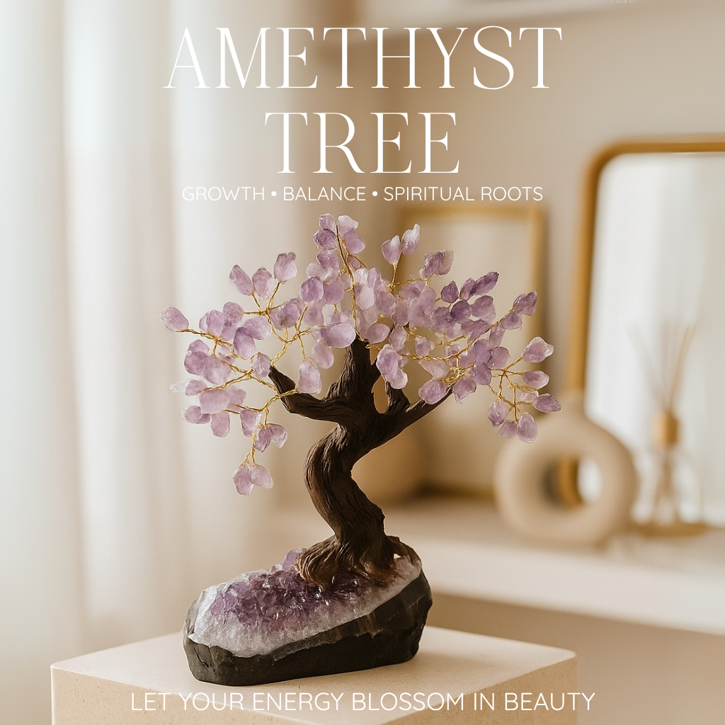 Ruwe amethistboom 30 cm - Natuurlijke schoonheid en spirituele energie