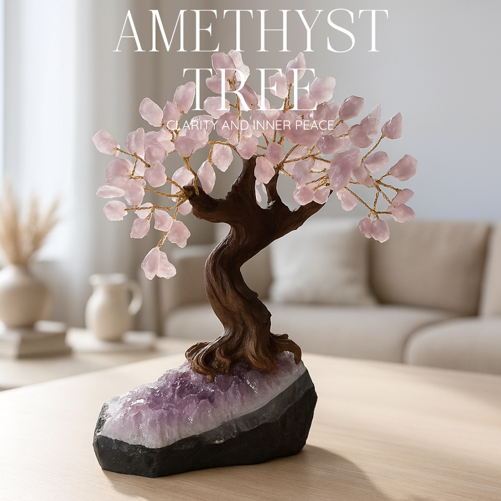 Rauer Amethystbaum 30 cm – Natürliche Schönheit und spirituelle Energie