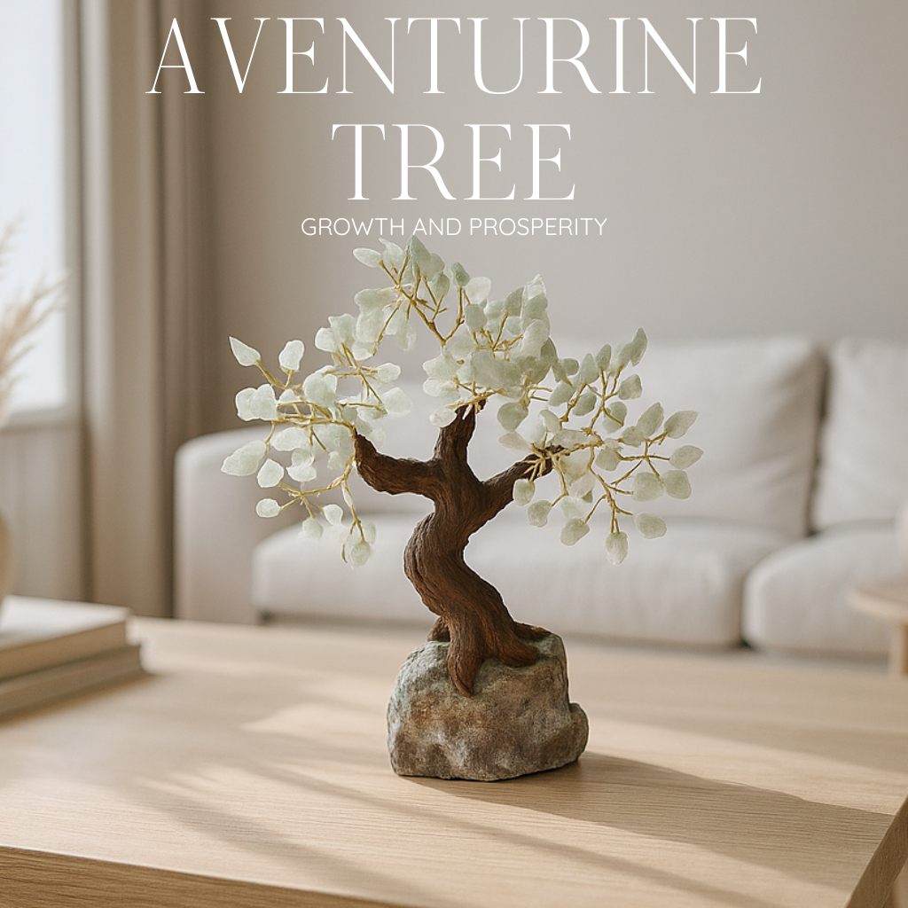 Árbol de Aventurina Bruta 30 cm – Armonía Natural y Energía Positiva