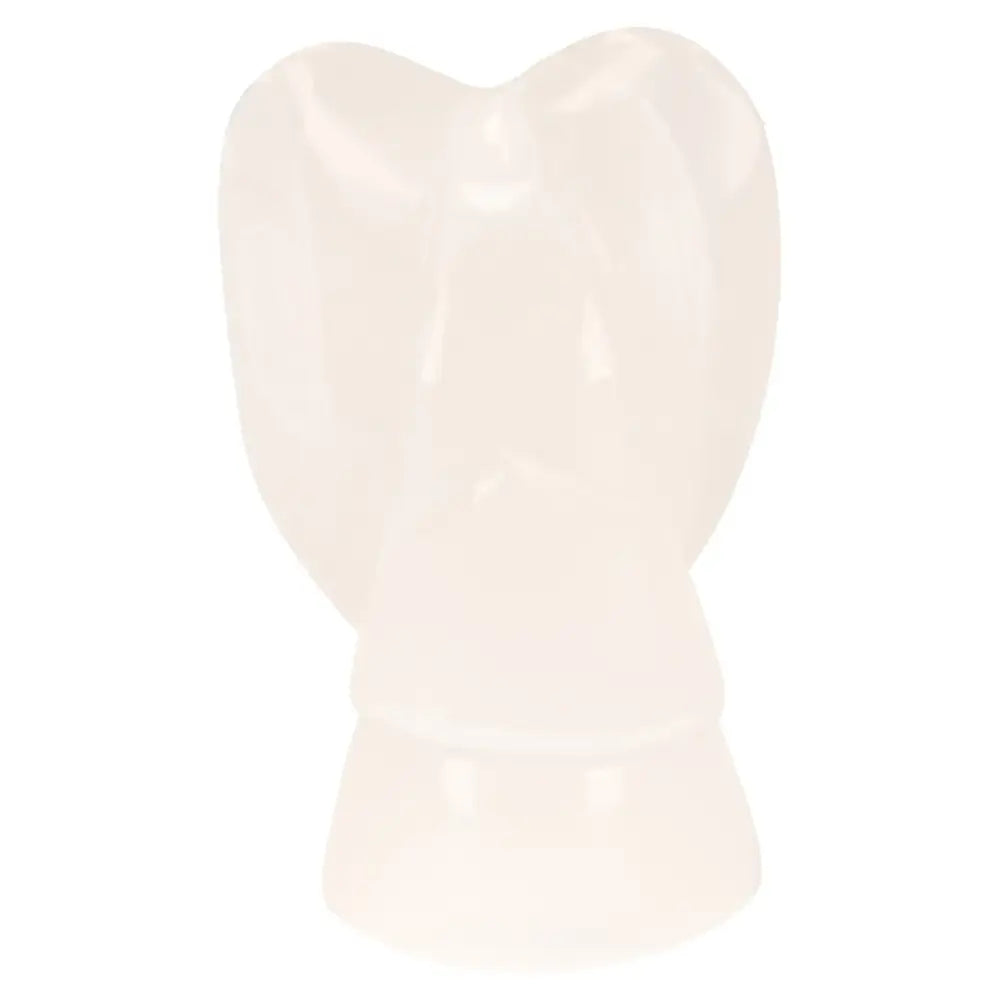 Selenite Angel sculpture 20cm by Sylvia Crystals, symbolizing purity and power for mindful living and spiritual growth.