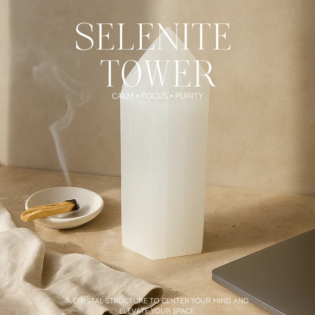 Selenite towers 30cm Sylvia Crystals Sp. z o.o.