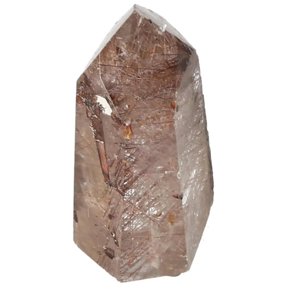 Smoky Quartz Obelisk for grounding, decision making support, and stress relief; ideal for business and personal empowerment.