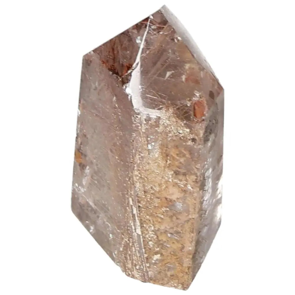 Smoky Quartz Obelisk for decision-making and stress relief, ideal for businessmen, grounding and cleansing negative energy.