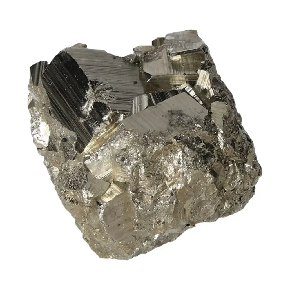 Superior quality pyrite cluster showcasing metallic geometric formations and cubic brilliance, ideal for collectors and decor.