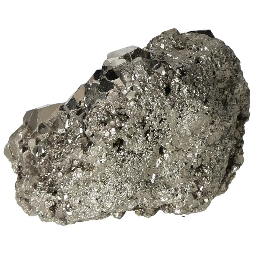 Superior quality pyrite cluster showcasing natural cubic formations and metallic luster, perfect for collectors.