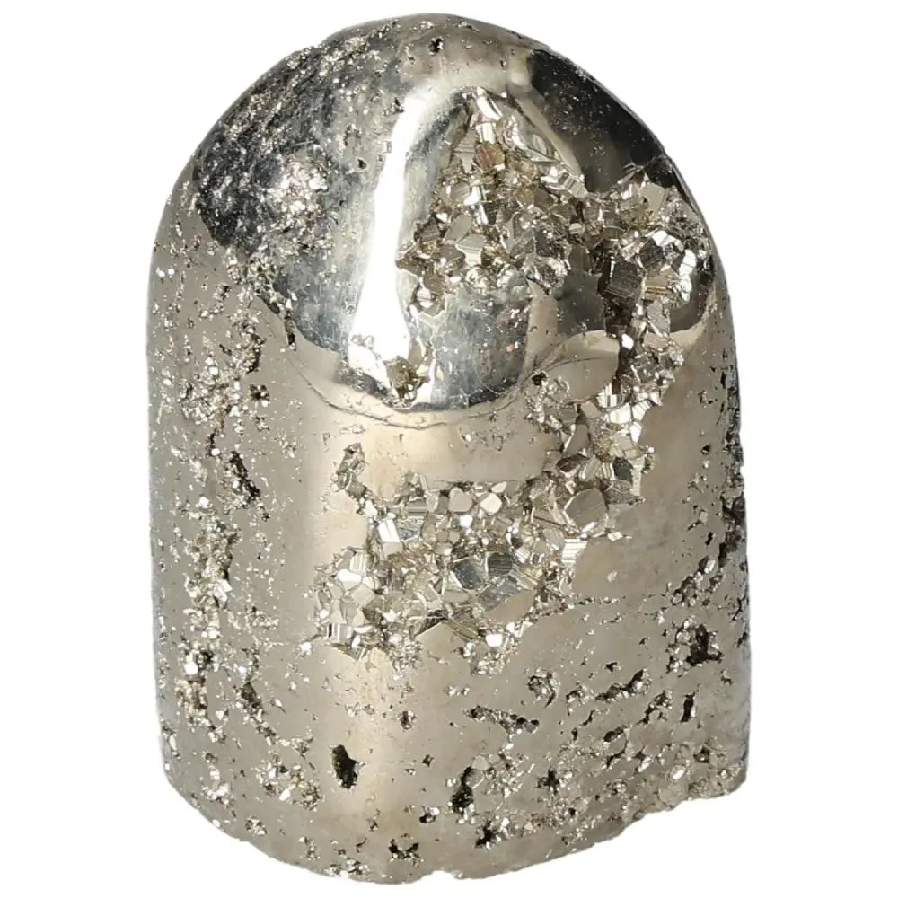 Superior quality pyrite cluster with metallic luster and natural geometric formations, showcasing intricate cubic detail.