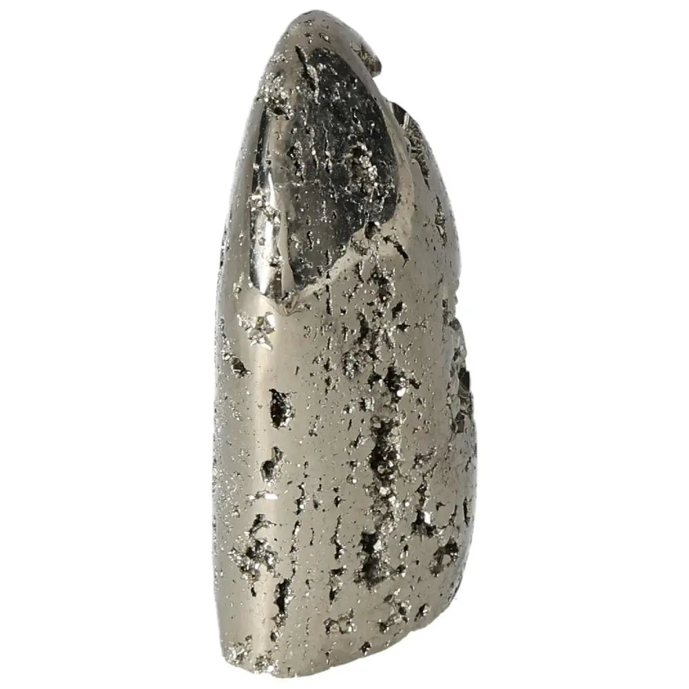Superior Quality Pyrite Cluster featuring cubic and geometric formations with metallic luster
