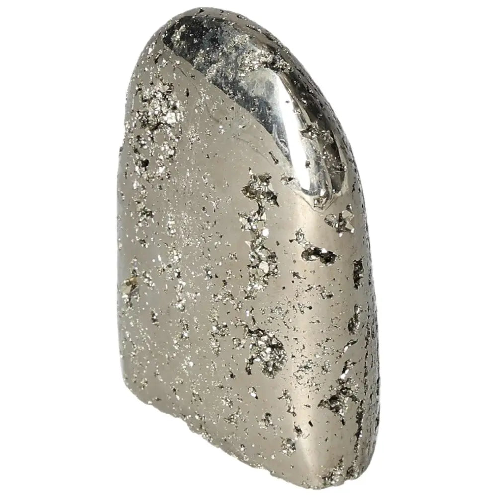 Superior Quality Pyrite Cluster with Metallic Luster and Geometric Formations
