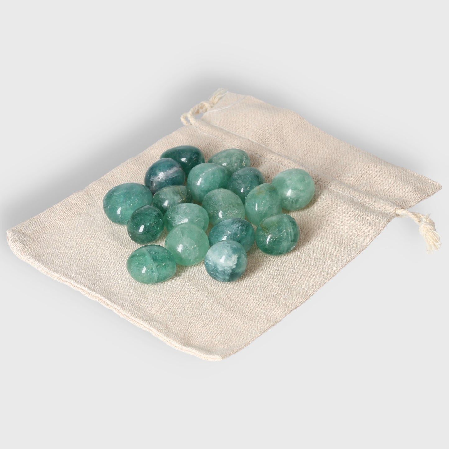 Getrommelter Fluorit - 0,5 kg