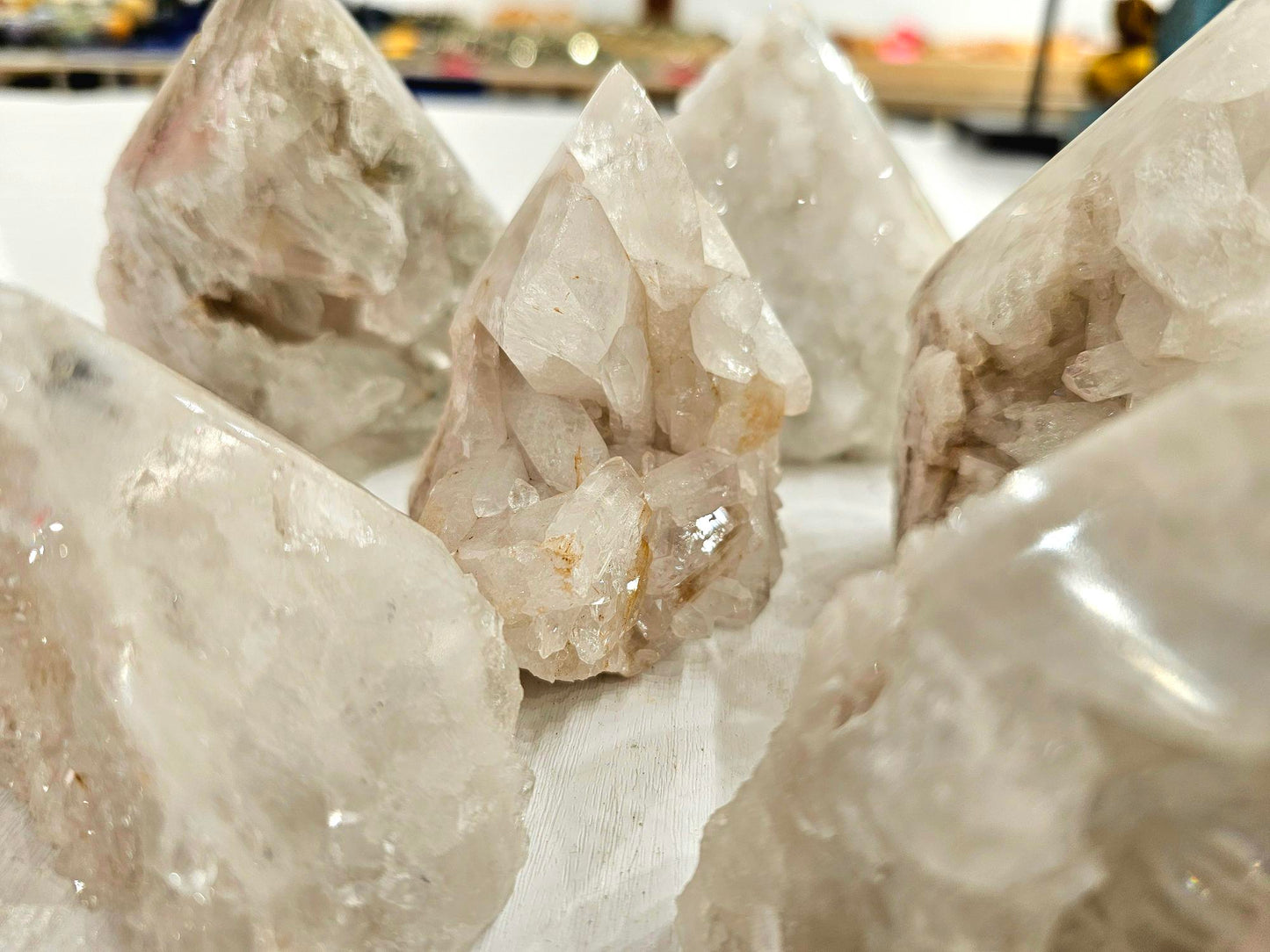 Polished Milky Quartz Point 1 kg