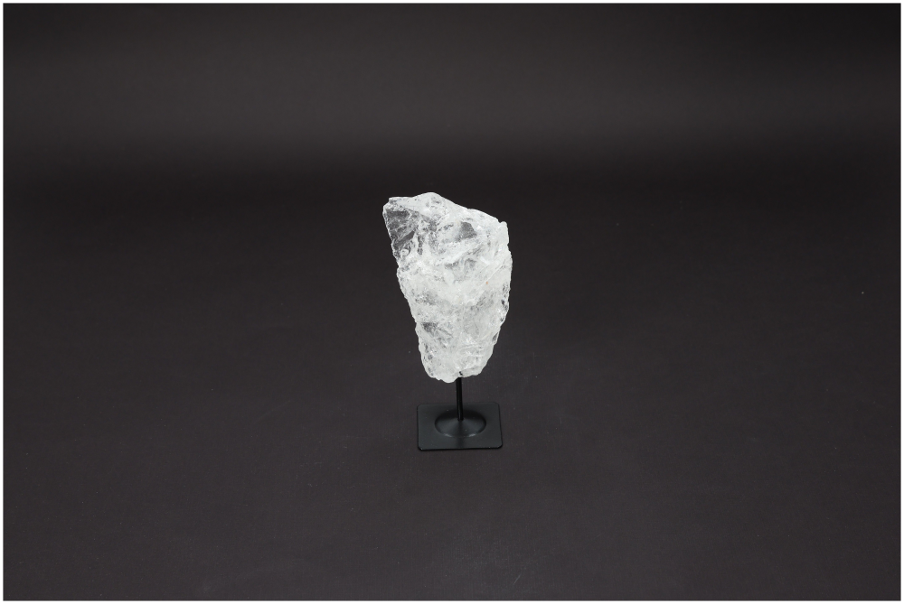 Crystal Quartz On Metal Stand