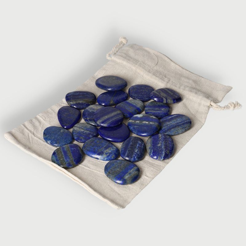 Tumbled Lapis Lazuli Smooth Stone - 0,5 kg