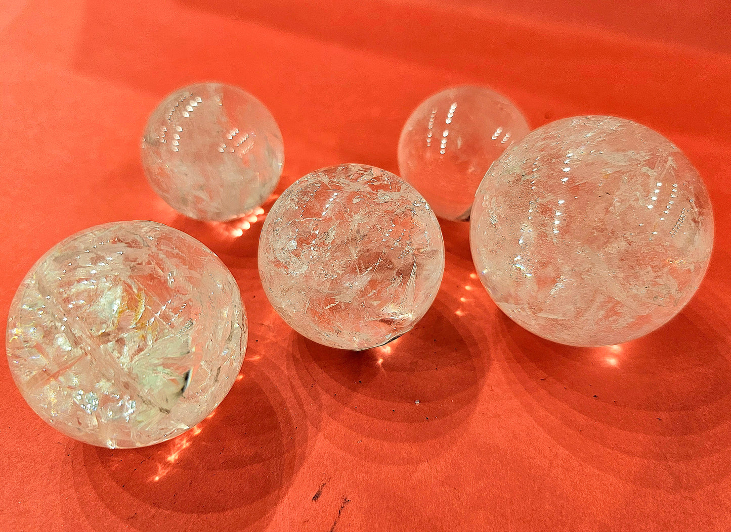 Clear Crystal Quartz Sphere 1 kg