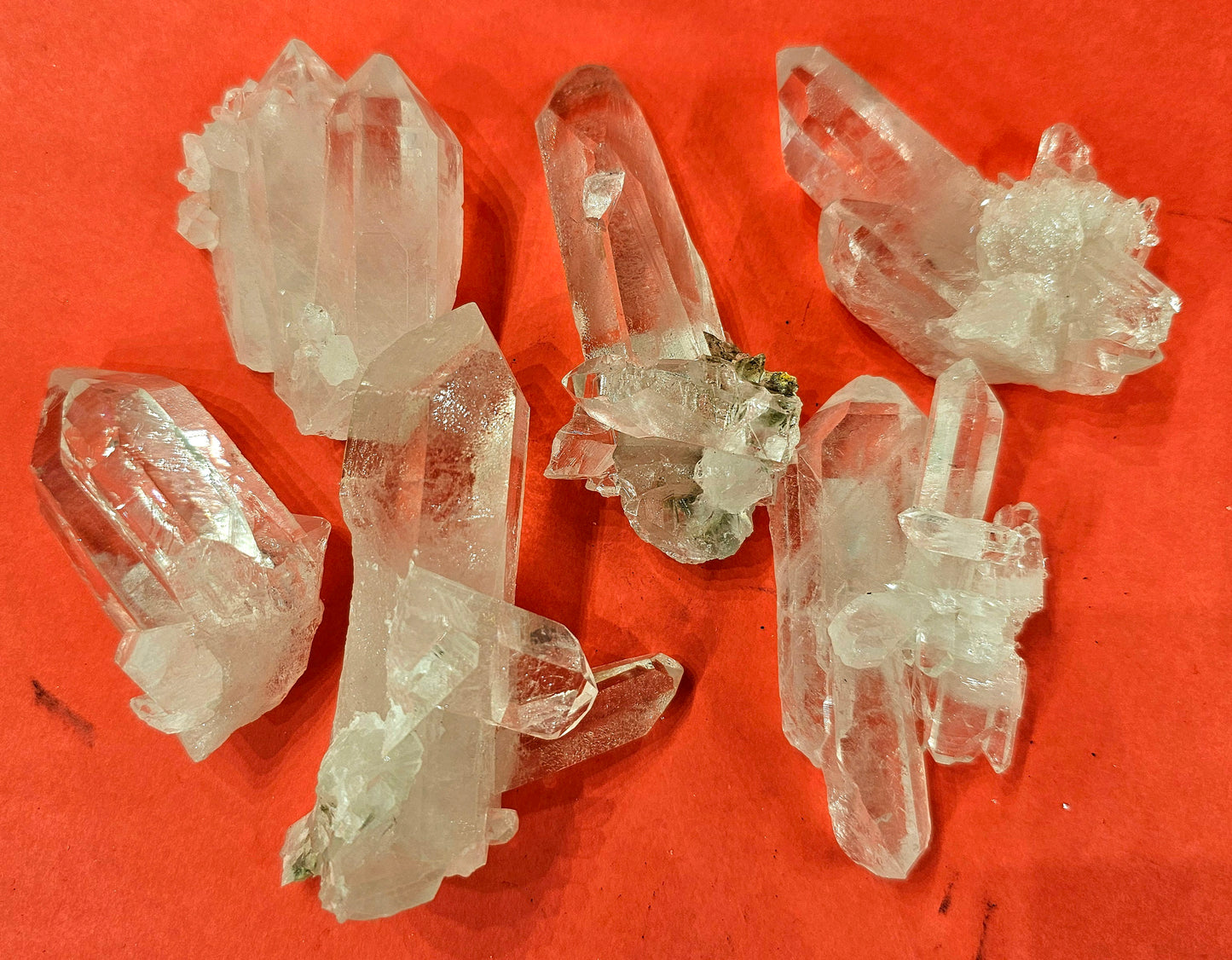 Rough Crystal Quartz Cluster 1 kg