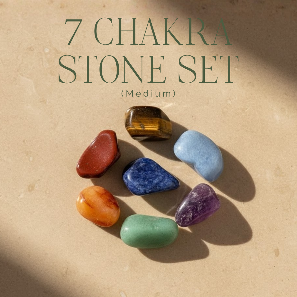7 Chakra-Stein-Set (Mittel)