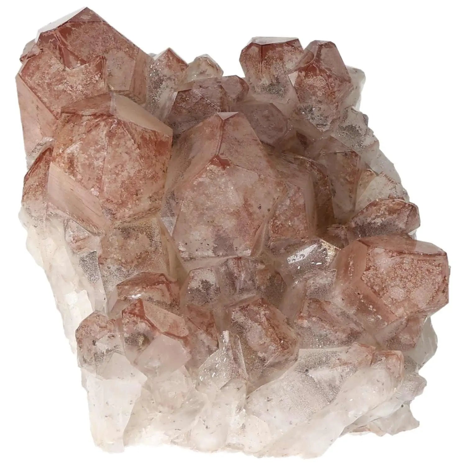 Quartz Cluster With Lithium from Sylvia Crystals, showcasing stunning hues and intricate formations for spiritual enrichment.