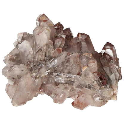 Quartz Cluster with Lithium featuring striking hues, handpicked for spiritual energy and elegance by Sylvia Crystals.