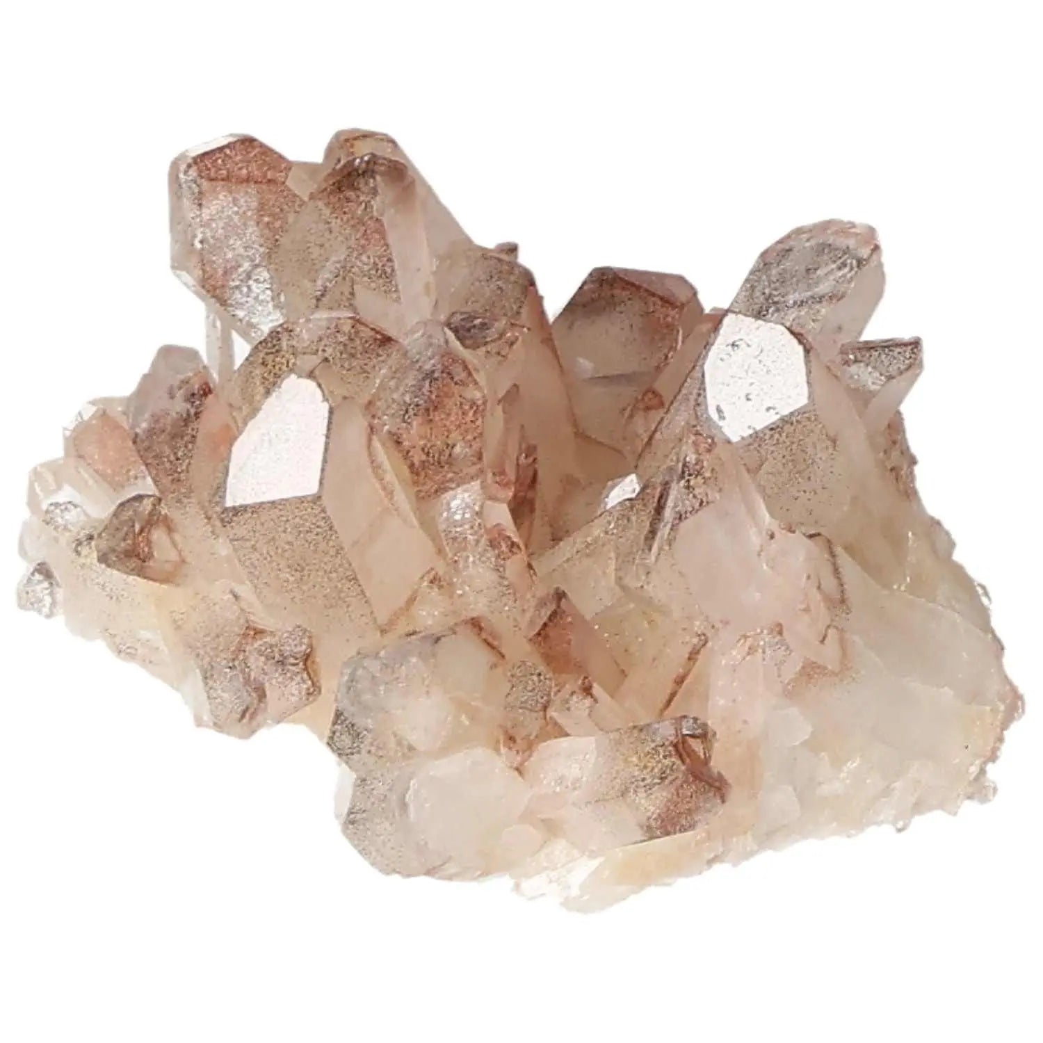 Quartz Cluster With Lithium from Sylvia Crystals, highlighting its elegance and healing properties. A captivating piece of natural art.