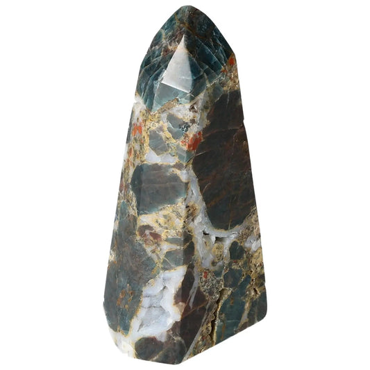 Exquisite Apatite Obelisk from Sylvia Crystals, showcasing luxury and spirituality with its premium handpicked stone.