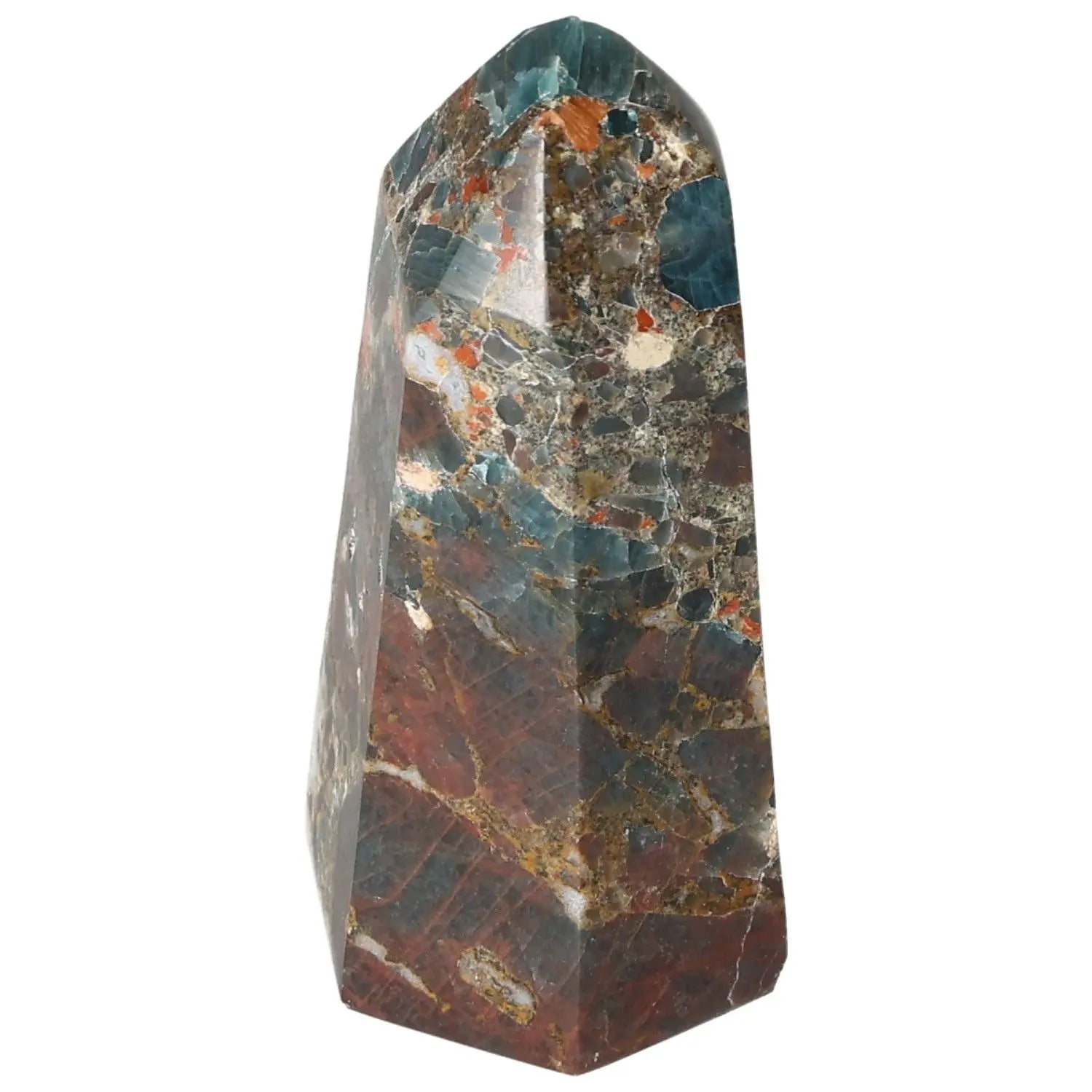 Apatite Obelisk by Sylvia Crystals, a luxurious decorative piece embodying artistic elegance and conscious luxury.