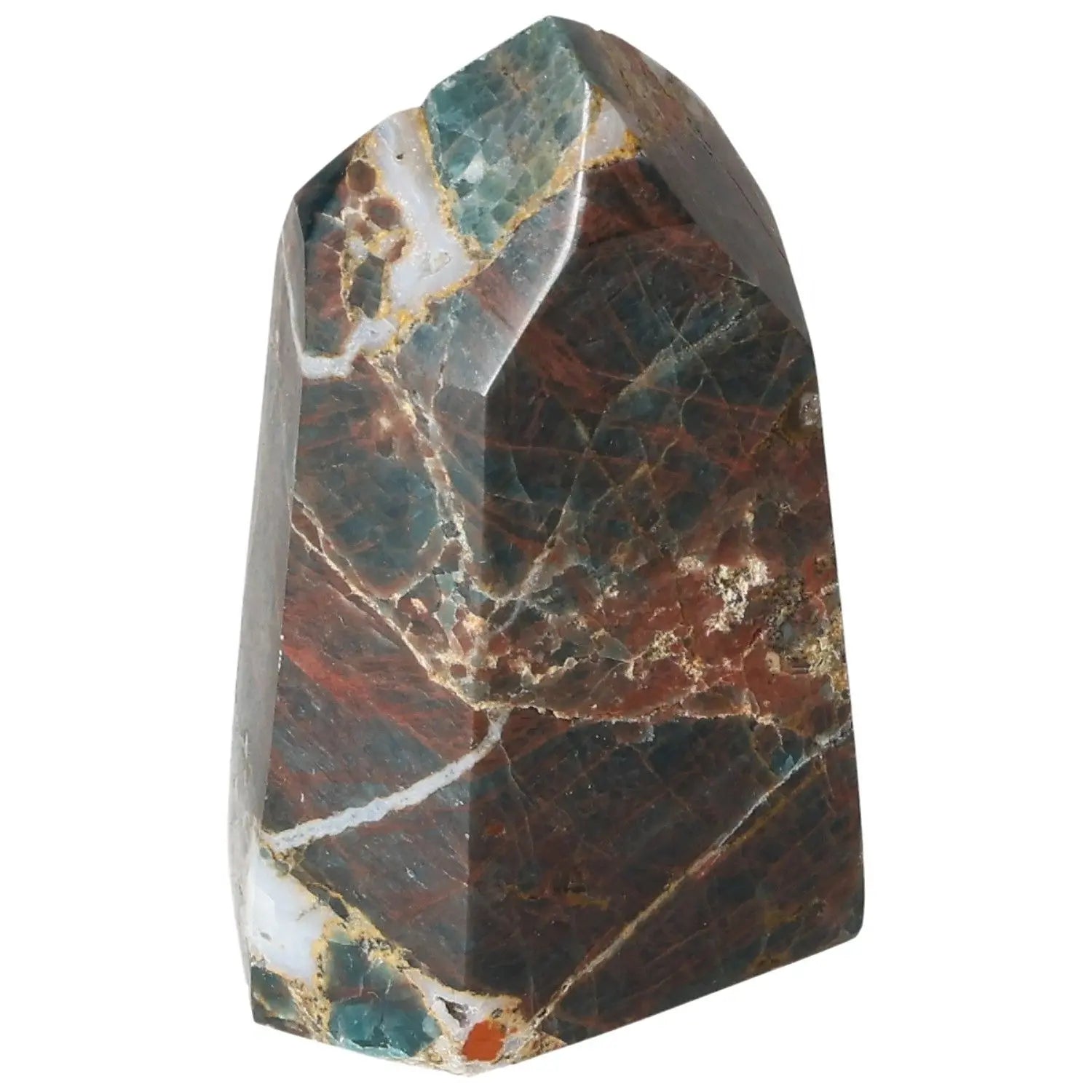 Apatite Obelisk from Sylvia Crystals showcasing its unique hues and premium quality, ideal for luxury and spiritual enhancement.