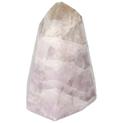 Elegant Seven Point Polished Amethyst from Sylvia Crystals, showcasing premium quality and stress-reducing properties.