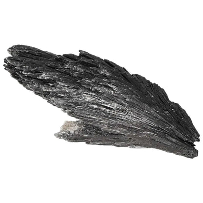 Black kyanite crystal by Sylvia Crystals for meditation and introspection.