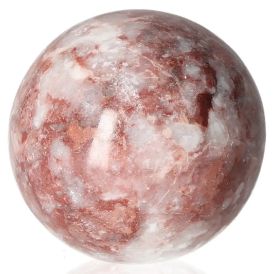 Moon Marble Ball 7cm from Sylvia Crystals, showcasing a mystical blend of colors symbolizing serenity and introspection.