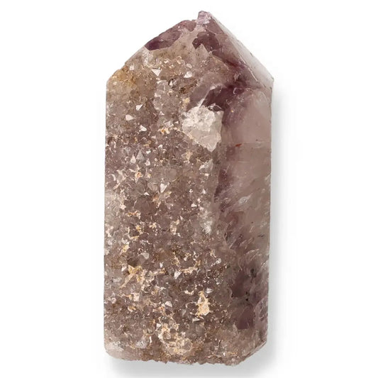 Polished agate geode point with unique patterns and rich colors for visual appeal and energetic balance