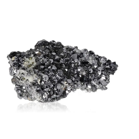 Quartz with Sphalerite, Galena, and Pyrite crystal formation showcasing natural elegance and transformative power.