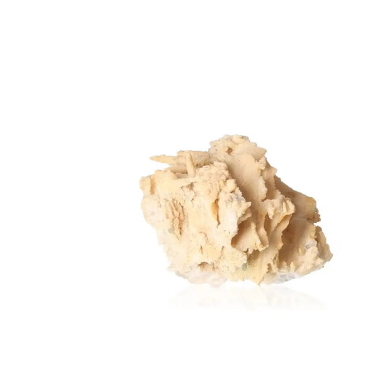 Natural fulgurite mineral with tubular structure formed by lightning, symbolizing transformation and spiritual growth.