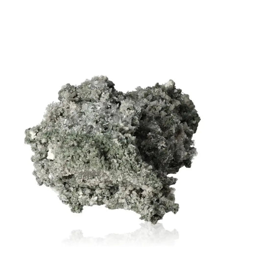 Quartz gemstone showcasing silver stone allure and energy amplification