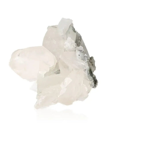 Quartz crystal with clear, glass-like appearance, known as the “Master Healer,” promotes clarity, focus, and positive energy.