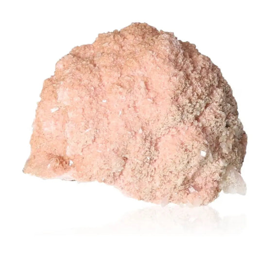 Thulite crystal symbolizing self-love and inner peace, activating the Heart Chakra for emotional balance and joy.