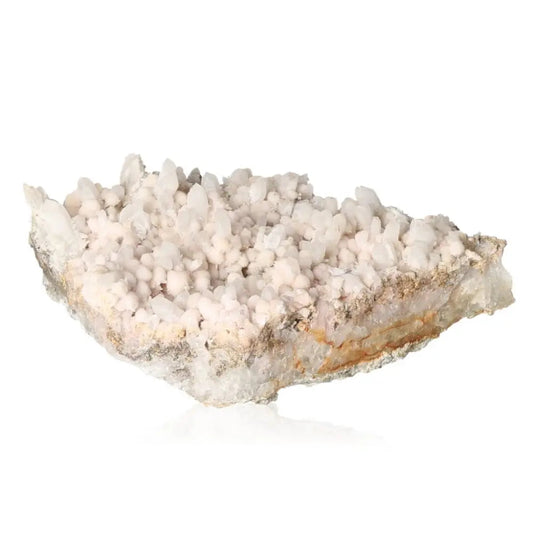 Amethyst crystal with quartz inclusions, displaying a stunning gradient of purple hues, perfect for spiritual and decorative enhancement.